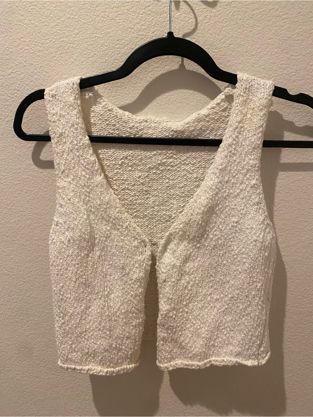 White Sleeveless Crop Top